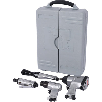 Air Tools & Accessories Kit, 71 Pieces, Impact Wrenches, Air Ratchets, Die Grinders, Air Hammers, Hose Fittings, Storage Boxes