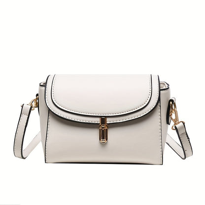 PU Women's Shoulder Bag, Large Capacity, Comfortable And Versatile, Small Square Bag, Commuting Fashion, Simple Crossbody Bag