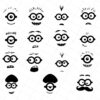 15 Minion Face SVG Bundle