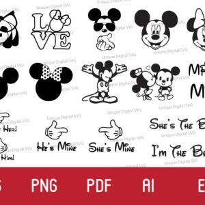 Mickey Bundle SVG