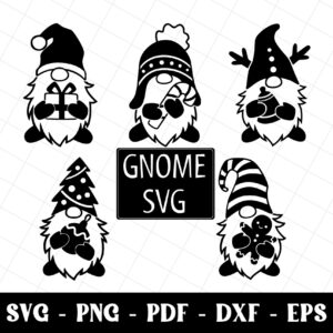 Christmas Gnome SVG Bundle
